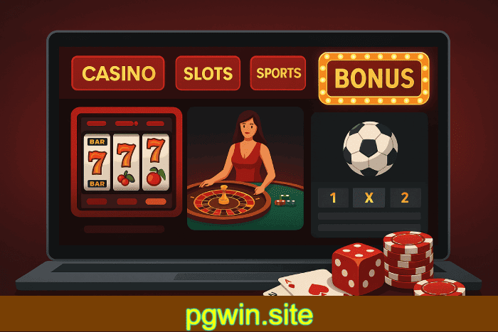Plataforma online Cassino PGWIN com bônus exclusivos